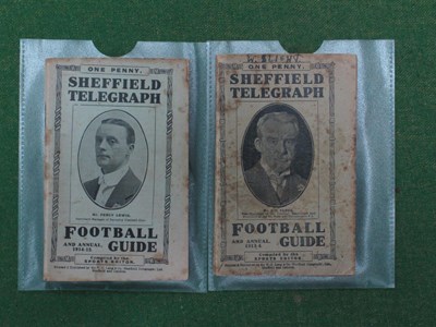 Lot 674 - Sheffield Telegraph Football Guide 1913-14 and...