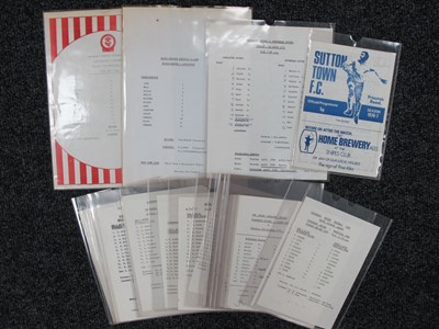 Lot 570 - Rotherham United Reserves Programmes, 1976-7...