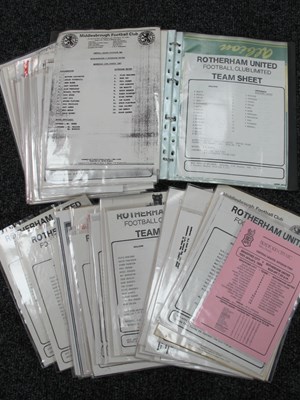 Lot 573 - Rotherham United Reserves Programmes, 1987-8...