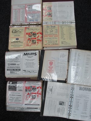 Lot 665 - Rotherham United Reserves Programmes, 1990-1...