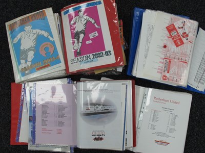 Lot 668 - Rotherham United Reserves Programmes, 2002-3...