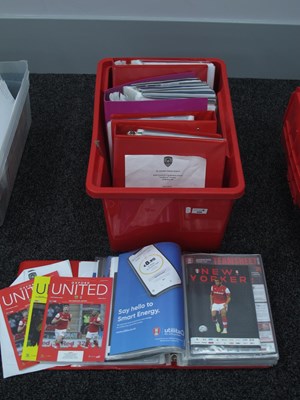 Lot 408 - Rotherham United Team Sheets and Programmes...
