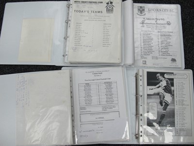 Lot 629 - Rotherham United Team Sheets 1984-97-8, mainly...