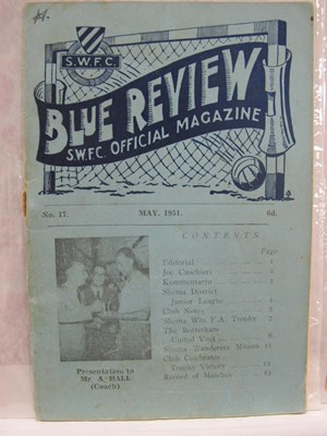 Lot 632 - Sliema Wanderers, May 1951 Blue Review...