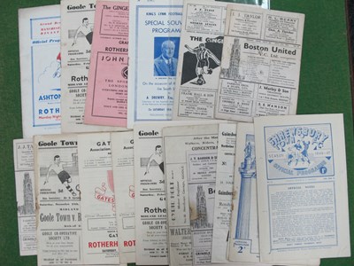 Lot 640 - Rotherham United Reserves Away Programmes, at...