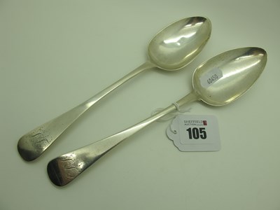 Lot 105 - A Matched Pair of Hallmarked Silver Old...