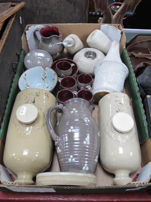 Lot 1079 - Studio Pottery, to include coffee pot, mugs,...