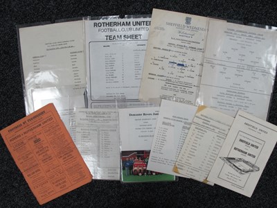 Lot 655 - Rotherham United Youths Programmes, 60-1 at...