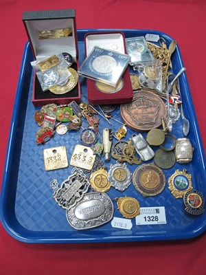 Lot 1328 - Football Medals, Silverwood Colliery mining...