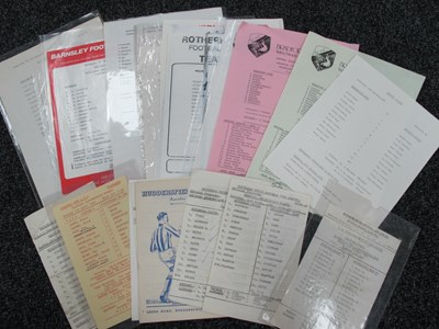 Lot 612 - Rotherham United Youths Programmes, v....