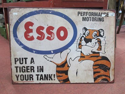 Lot 1153 - Esso Sign, "Put a Tiger in Your Tank", 50 x 70cm