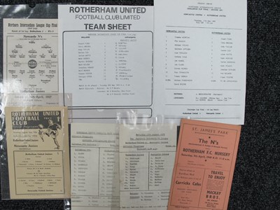 Lot 657 - Newcastle United Juniors v. Rotherham United...