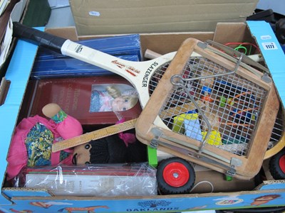 Lot 1177 - Toys and Games, to include a vintage Slzaenger,...