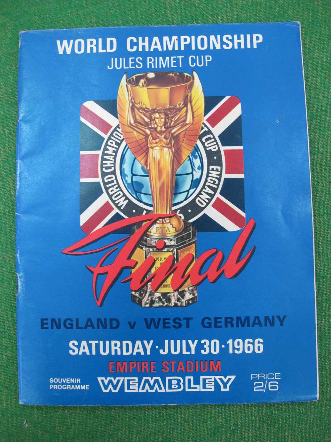 Lot 649 1966 World Cup Final Programme England V