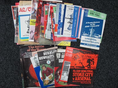 Lot 579 - F.A Cup Semi-Final Programmes, 1963 - 93,...