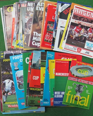 Lot 574 - League Cup Final Programmes, 1969 - 89 (25),...