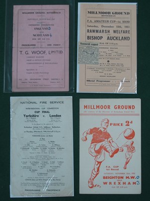Lot 478 - At Millmoor - 1947 England v. Scotland...