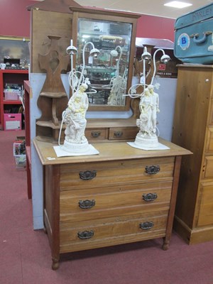 Lot 1592 - An Early XX Century Walnut Dressing Table,...