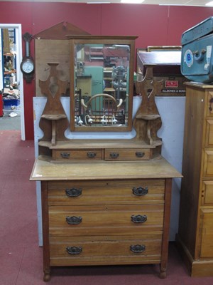 Lot 1491 - An Early XX Century Walnut Dressing Table,...