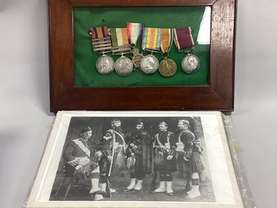 Lot 872 - A Second Boer War and WW1 Medal Group,...