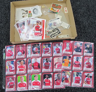 Lot 613 - Rotherham United Trade Cards, including twelve...