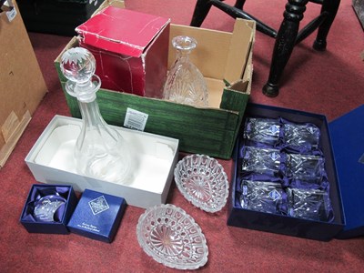 Lot 1075 - Edinburgh crystal boxed set of six tumblers...