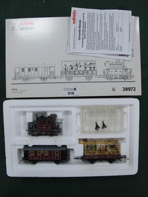 Lot 519 - A Marklin "HO" Gauge Ref No. 28972, Three Rail...