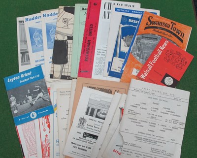 Lot 626 - Rotherham United 1961-2 Away Programmes,...