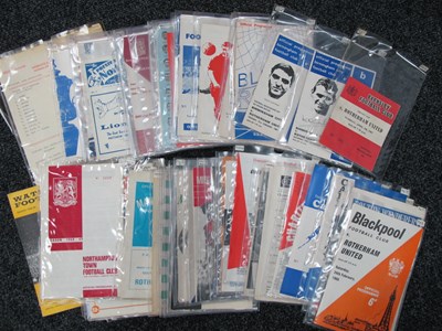 Lot 581 - Rotherham United Away Programmes 1966-7,...