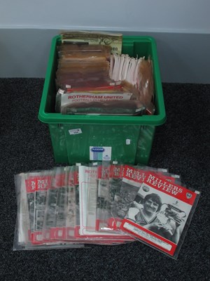 Lot 524 - Rotherham United Home Programmes From 1981-2...
