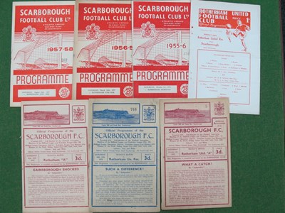 Lot 660 - Scarborough v. Rotherham United Reserves...