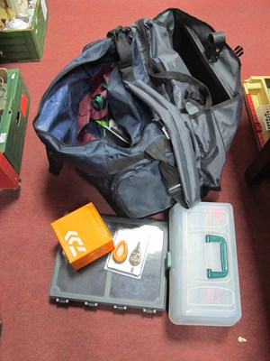 Lot 1140 - A quantity of fishing equipment to including...