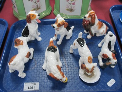 Lot 1261 - Royal Doulton Figures of Spaniel & Terrier...