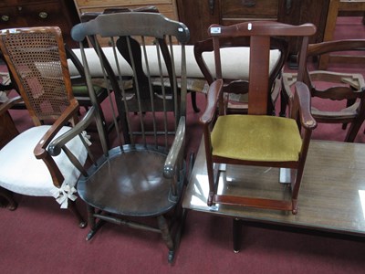 Lot 1567 - Spindle Back Rocking Chair. Parker Knoll child'...