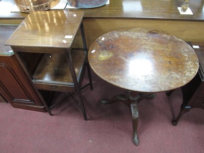 Lot 1577 - XVIII Century Mahogany Pedestal Table, with an...