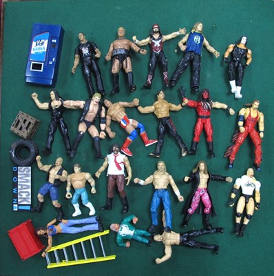 Lot 322 - A Quantity of Wrestling Figures and...