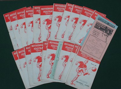 Lot 533 - Rotherham United Home Programmes, Twenty five...