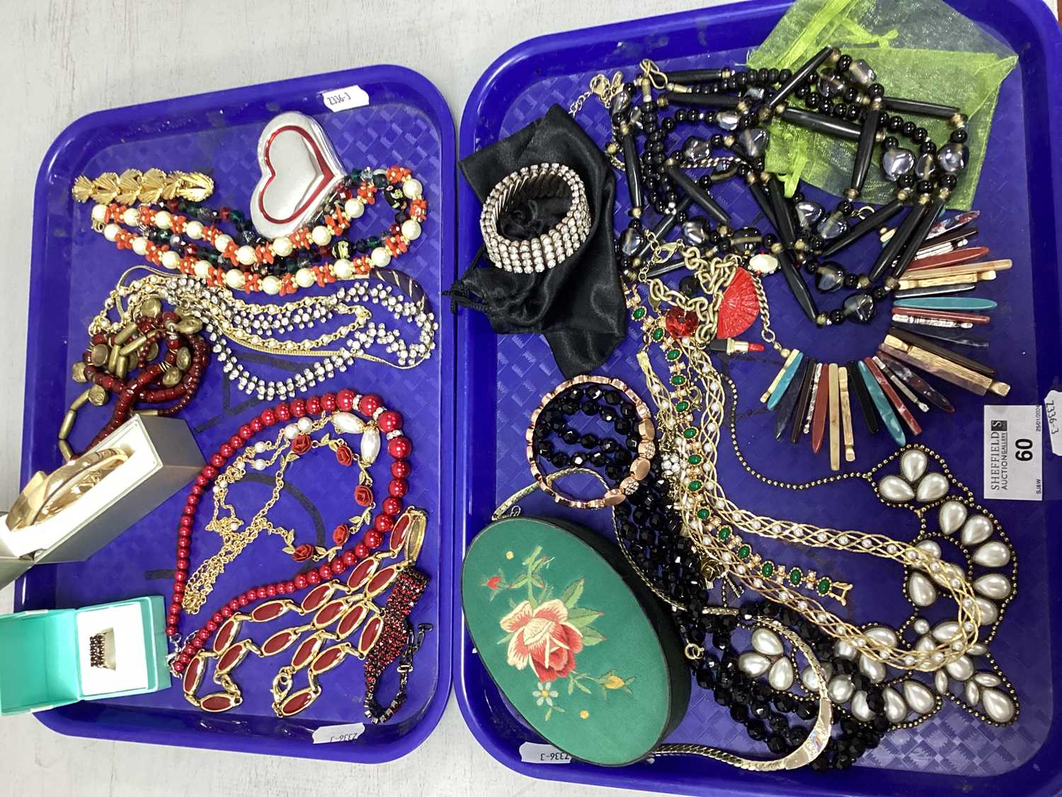 Lot 59 - A Collection of Costume Jewellery, to include...