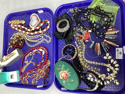 Lot 60 - A Collection of Costume Jewellery, to include...