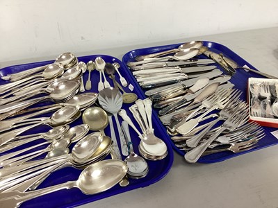 Lot 32 - Plated and Stainless Steel Cutlery, including...
