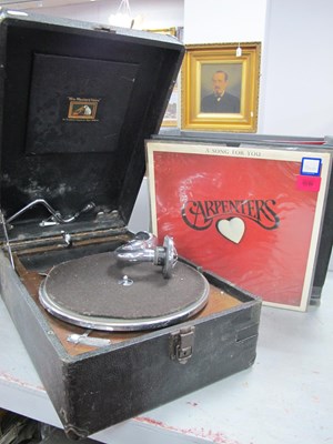 Lot 1508 - 'His Masters Voice' Gramophone, with a case...