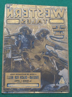 Lot 427 - A Post War Copper Based Lithographic Comic...