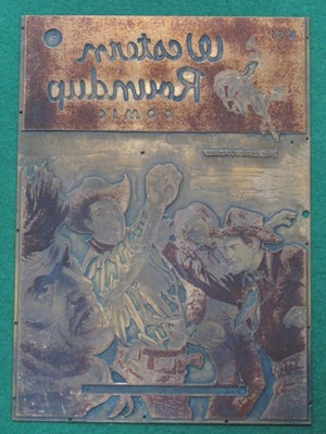 Lot 429 - A Post War Copper Based Lithographic Comic...