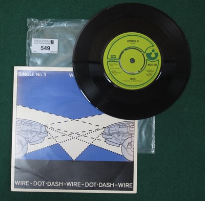 Lot 549 - Wire - Dot Dash (Harvest HAR5161, 1978), VG+.