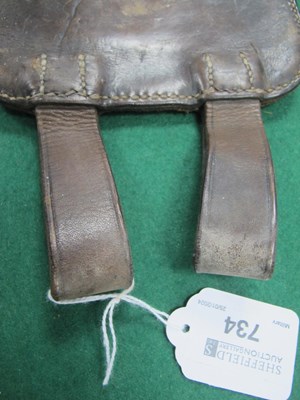 Lot 734 - WW1 German entrenching tool with manufacturer...