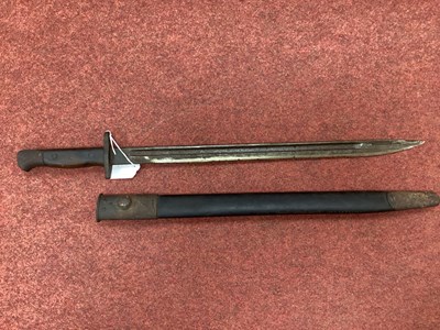 Lot 782 - British Pattern 1907 sword bayonet with...