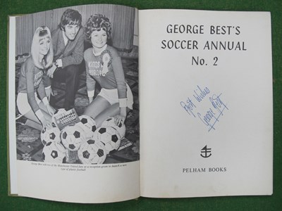 Lot 688 - George Best Autograph, blue ink signed...