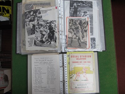 Lot 447 - Rugby League Programmes, 1948 Belle Vue v....
