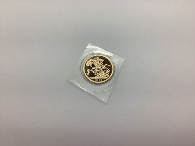 Lot 419 - 2003 Elizabeth II Gold Sovereign, in a sealed...