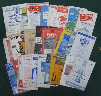 Lot 379 - 1950's Programmes, including 56-7 Manchester...